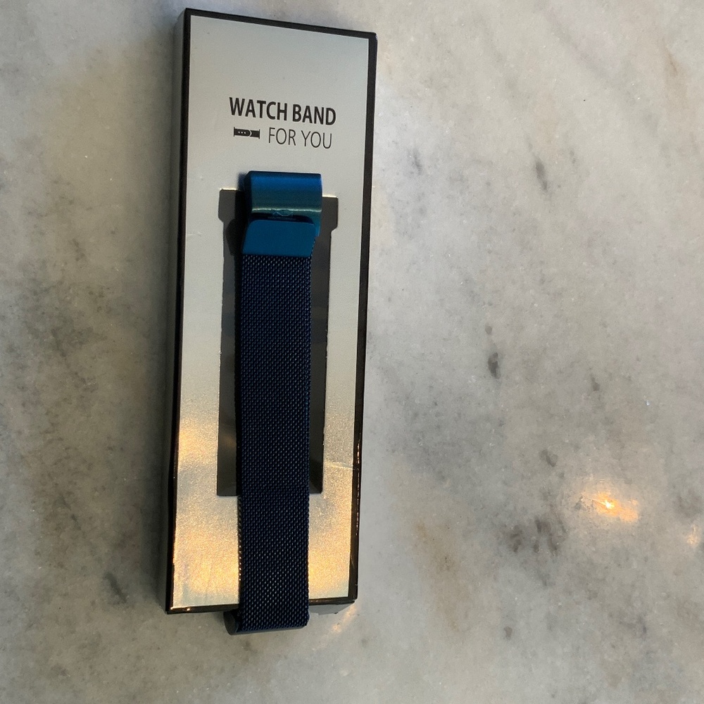 Fitbit Charger 2, 3 Magnetic Band Blue New